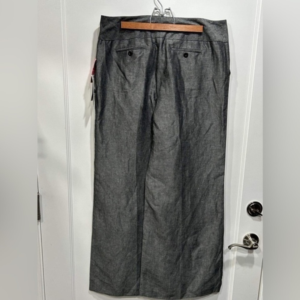 Kenneth Cole Linen Blend Wide Leg Pants NWT - Picture 2 of 6